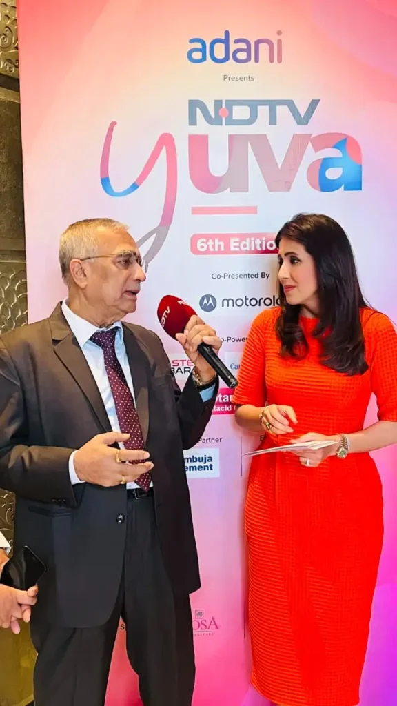 Prof.(Dr.) R. P. Banerjee speaking at the NDTV Yuva Event on Ethical Consumption.