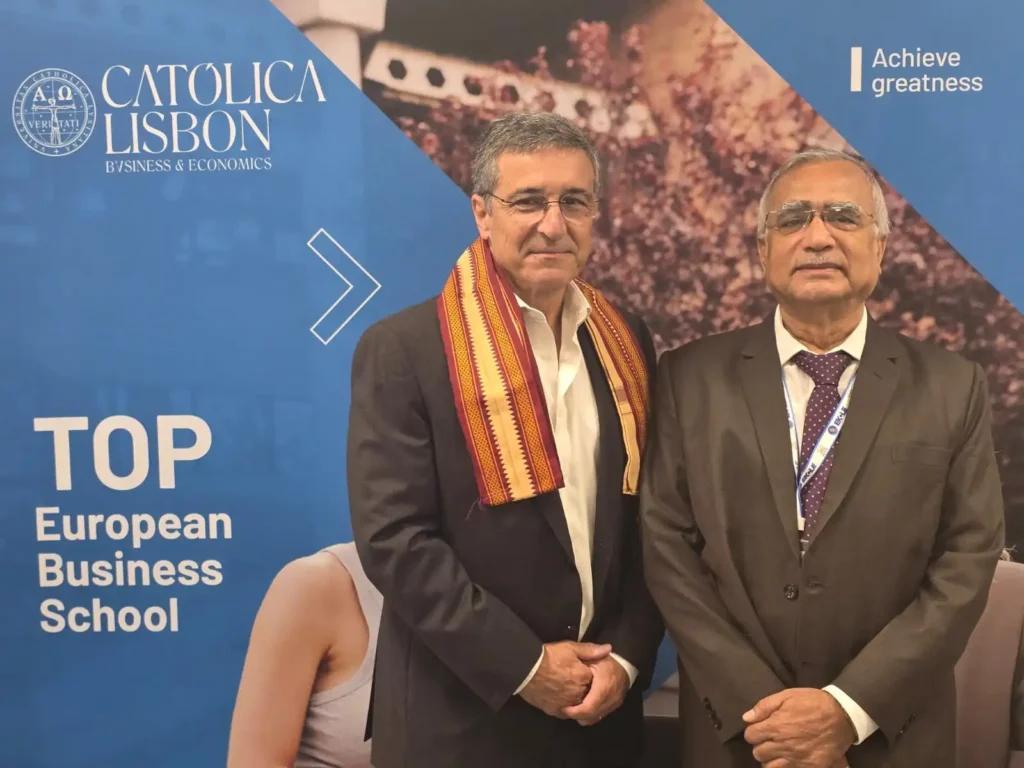 With Mr. Nuno Moreira da Cruz, Dean, Executive Education, CATOLICA LISBON, Business and Economics, Top European Business School