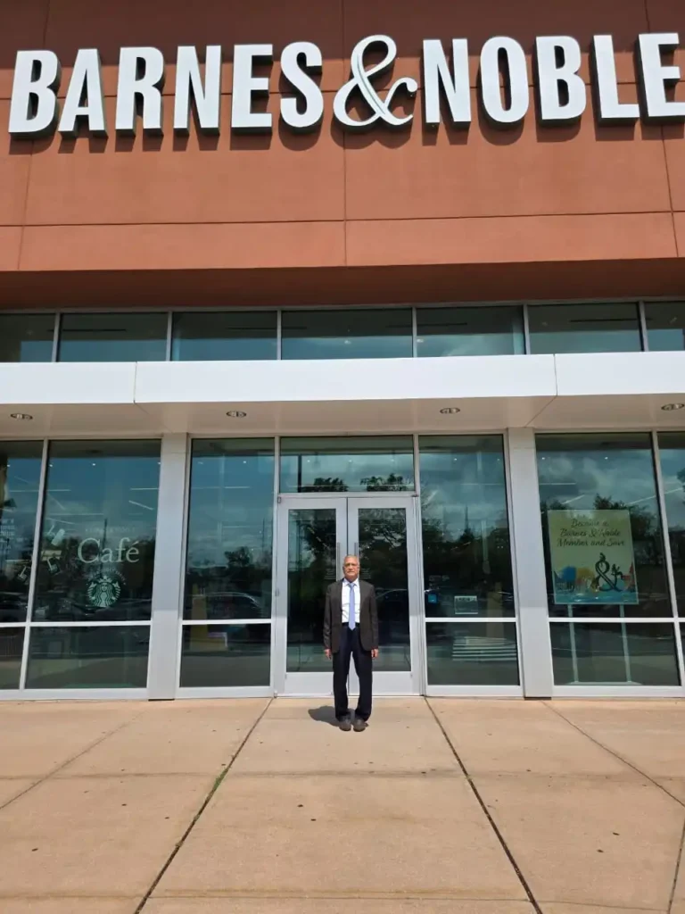 Visiting one of the largest retail bookstore Barnes & Noble, Inc. at Princeton, NJ, USA