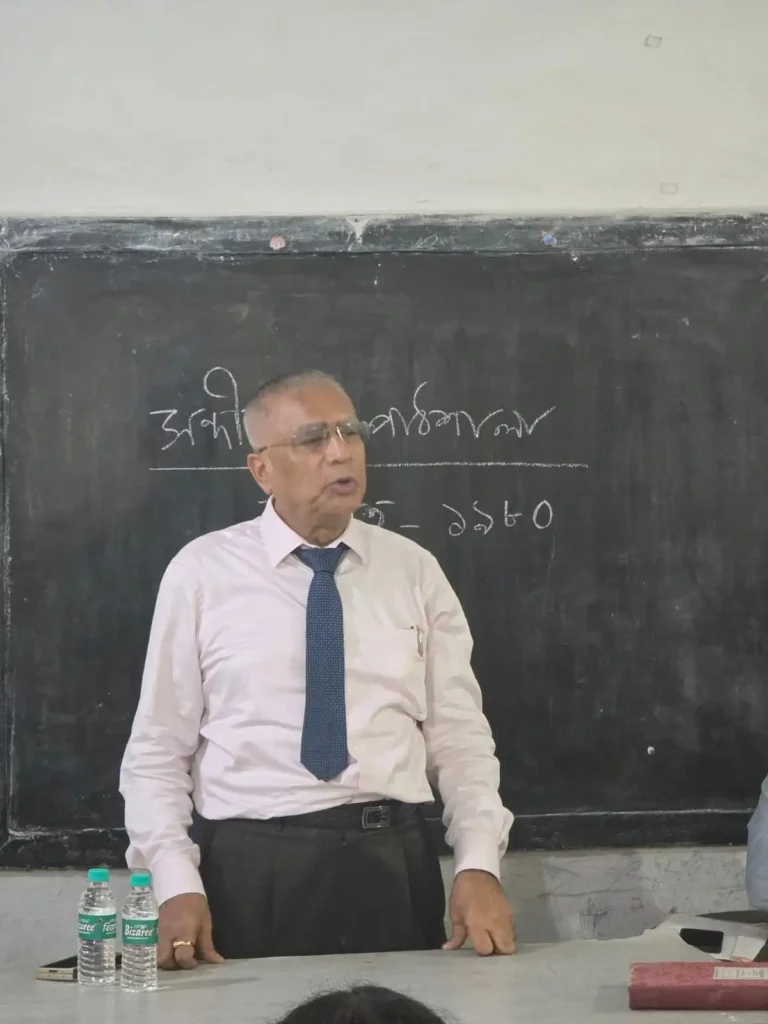 Interacting with the teachers of "Sandipan Pathshala", Baruipur, a school under the guidance and patronage of his benevolent spirit