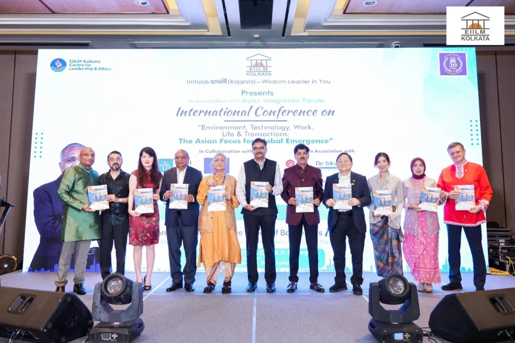 Unveiling of the Conference Brochure in the presence of Dignitaries from different countries for the International Conference on "Environment, Technology, Work, Life and Transaction: The Asian Focus for Global Emergence" at Vietnam, 2025